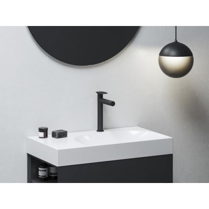 Ravak X070543 - baterija za umivaonik SPRING 25,4 cm crna