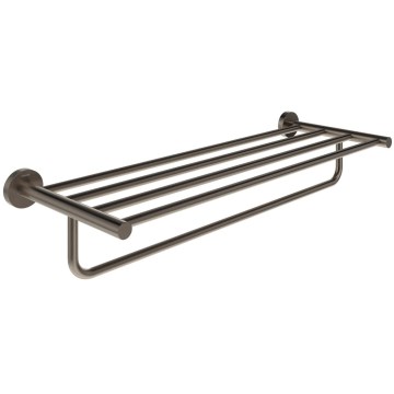 Ravak X07P1331 - Zidni držač za ručnike KONA 60 cm brušeni grafit