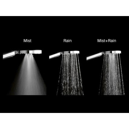 Ravak X07P233 - Ručna tuš ručica s gumbom FLAT, sjajni krom