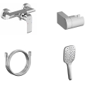 Ravak X07S115 - Tuš set s miješalicom FLAT sjajni krom