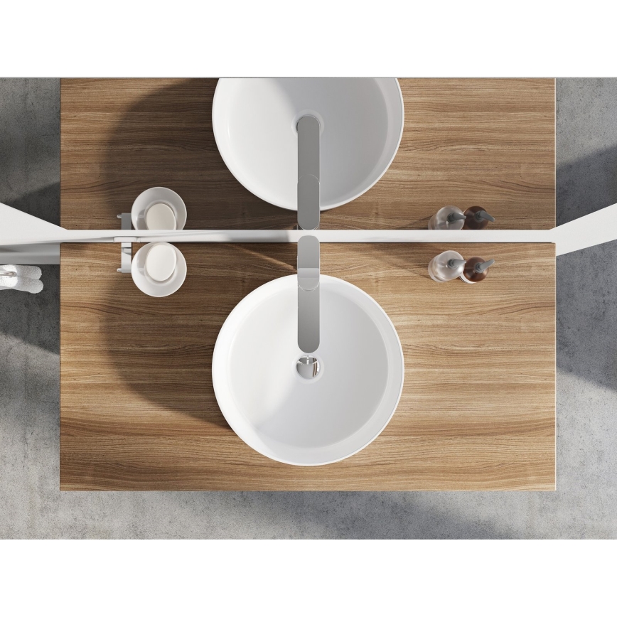 Ravak XJX01140001 - Umivaonik na ploču UNI, promjer 40 cm, keramika/bijela