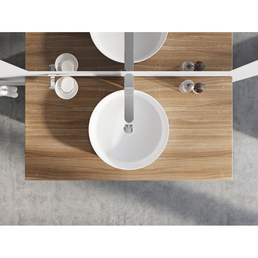 Ravak XJX01140002 - Umivaonik na ploču UNI SLIM prom. 40 cm keramika/bijela