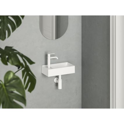 Ravak XJXL1240000 - Zidni umivaonik VEDA 40,8x22,2 cm keramika/bijela