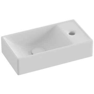 Ravak XJXP1240000 - Zidni umivaonik VEDA 40,8x22,2 cm keramika/bijela