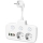 Razdjelna utičnica s prekidačem LINEA 2x230V + 4xUSB A/C SCHUKO bijela