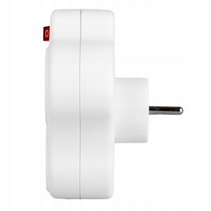 Razdjelnik s prekidačem, 3 utičnice