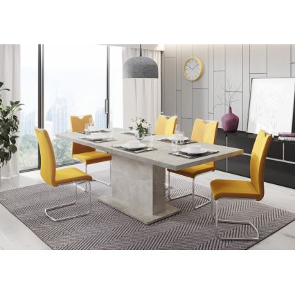 Razvlačivi blagovaonski stol STRAP, sivi beton