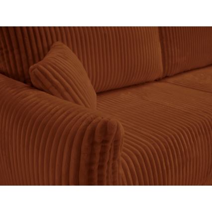 Razvlačna dvosjedna sofa FRIDA smeđa