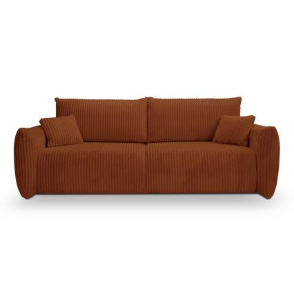 Razvlačna dvosjedna sofa FRIDA smeđa