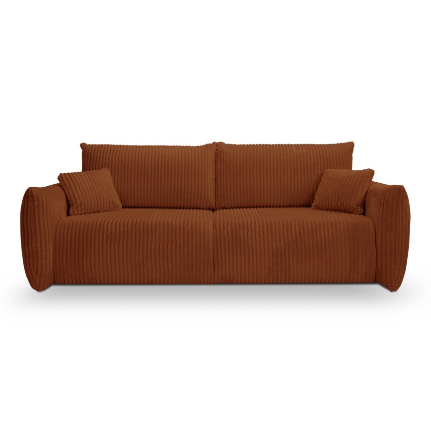 Razvlačna dvosjedna sofa FRIDA smeđa