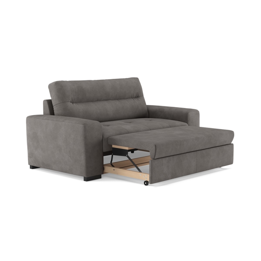 Razvlačna dvosjedna sofa COMO siva