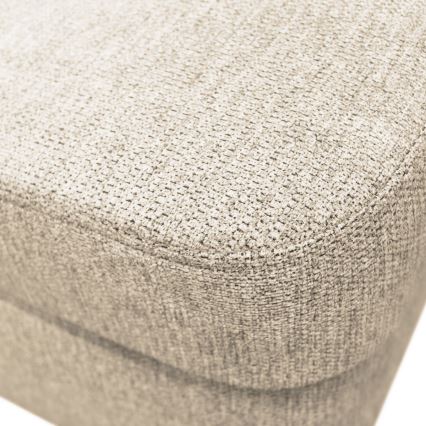 Razvlačna kutna garnitura SERPA u U-obliku s prostorom za pohranu, desna, bež