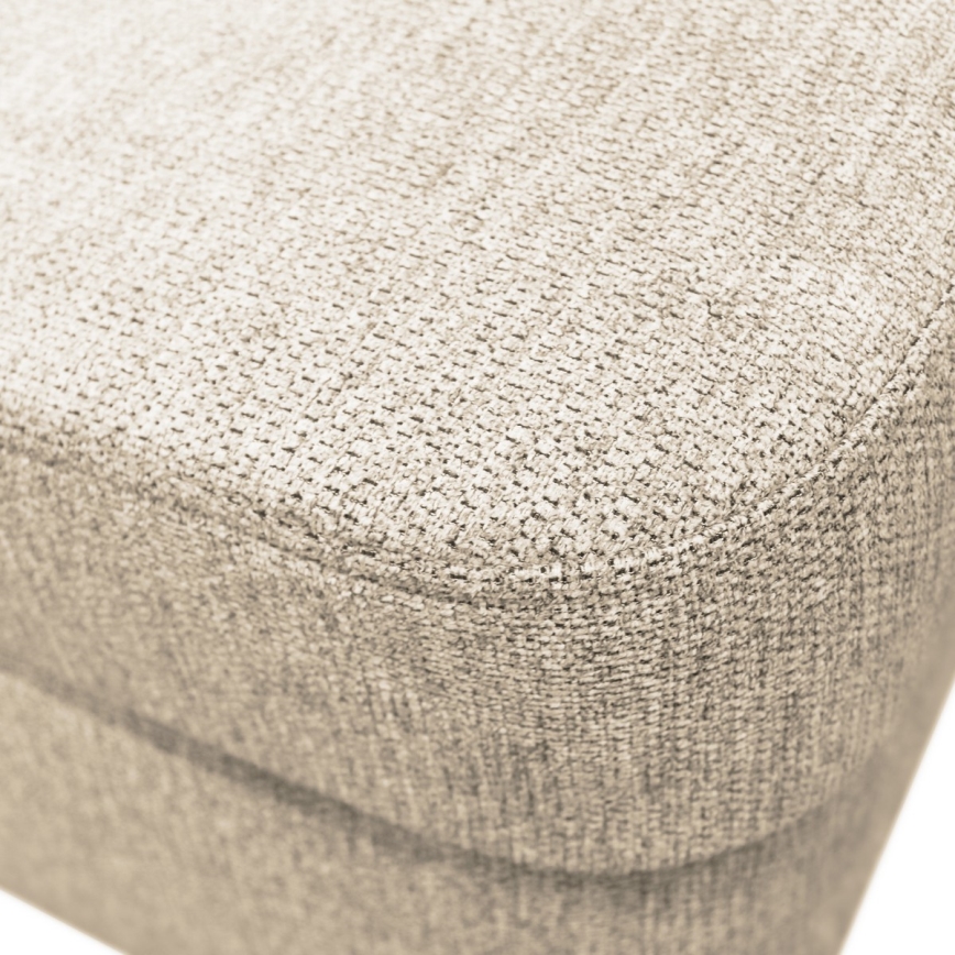 Razvlačna kutna garnitura SERPA u U-obliku s prostorom za pohranu, desna, bež