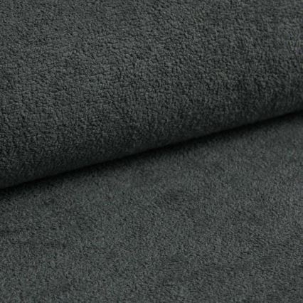 Rasklopiva kutna garnitura s spremištem u obliku L HORTA, desna, tamnosiva