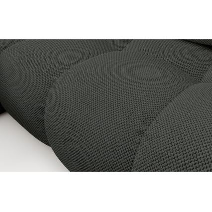 Razvlačna lijeva kutna tapecirana garnitura u L s prostorom za pohranu ALMADA, antracit