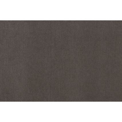 Razvlačna sofa PALERMO, smeđa, lijeva, s prostorom za pohranu i tabureom