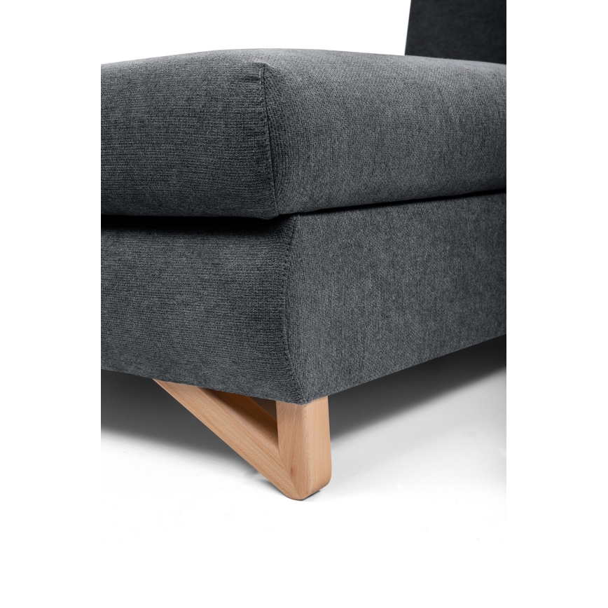 Rasklopiva tapecirana kutna garnitura s prostorom za pohranu u obliku L AVESTA, lijeva, antracit