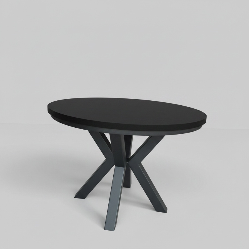 Razvlačni blagovaonski stol CONVI 100/140x77 cm crni