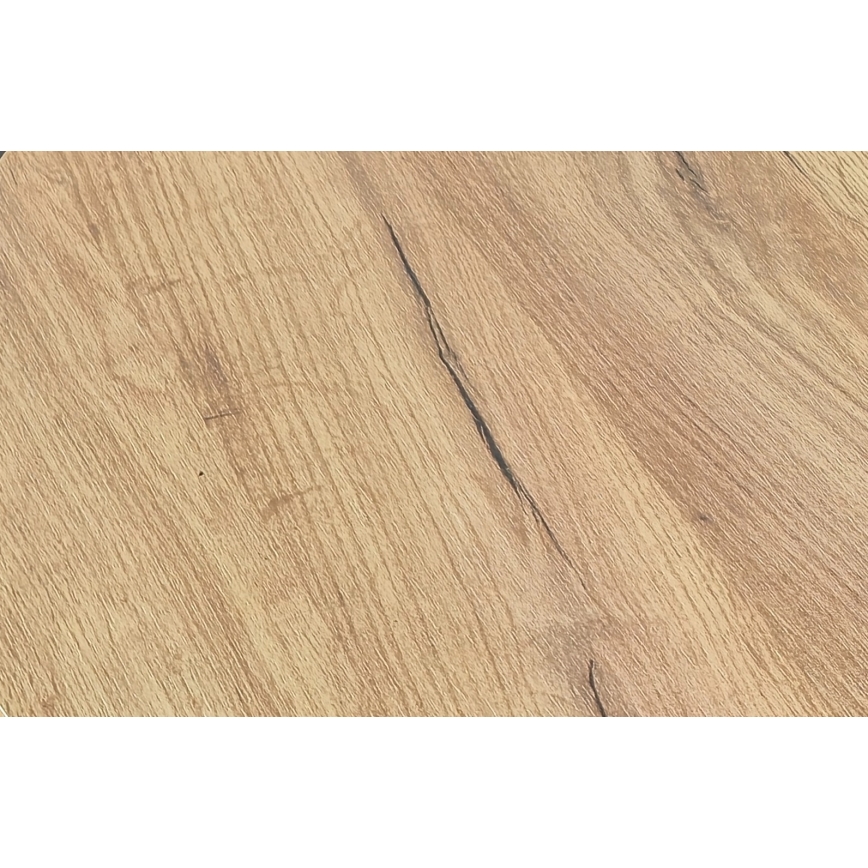 Razvlačni blagovaonski stol DOMO 150/190x80 cm hrast craft/crna