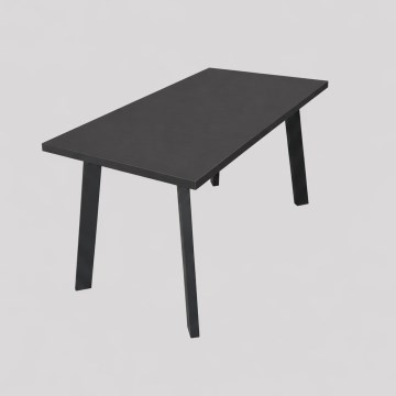 Razvlačni blagovaonski stol KERNO 150/190x80 cm crni