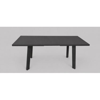 Razvlačni blagovaonski stol KERNO 150/190x80 cm crni