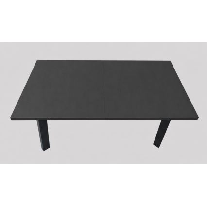 Razvlačni blagovaonski stol KERNO 150/190x80 cm crni