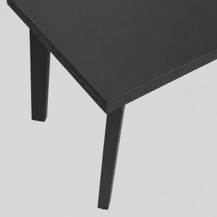 Razvlačni blagovaonski stol KERNO 150/190x80 cm crni