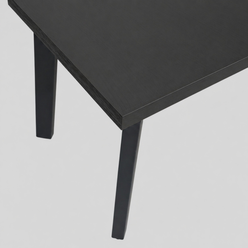 Razvlačni blagovaonski stol KERNO 150/190x80 cm crni