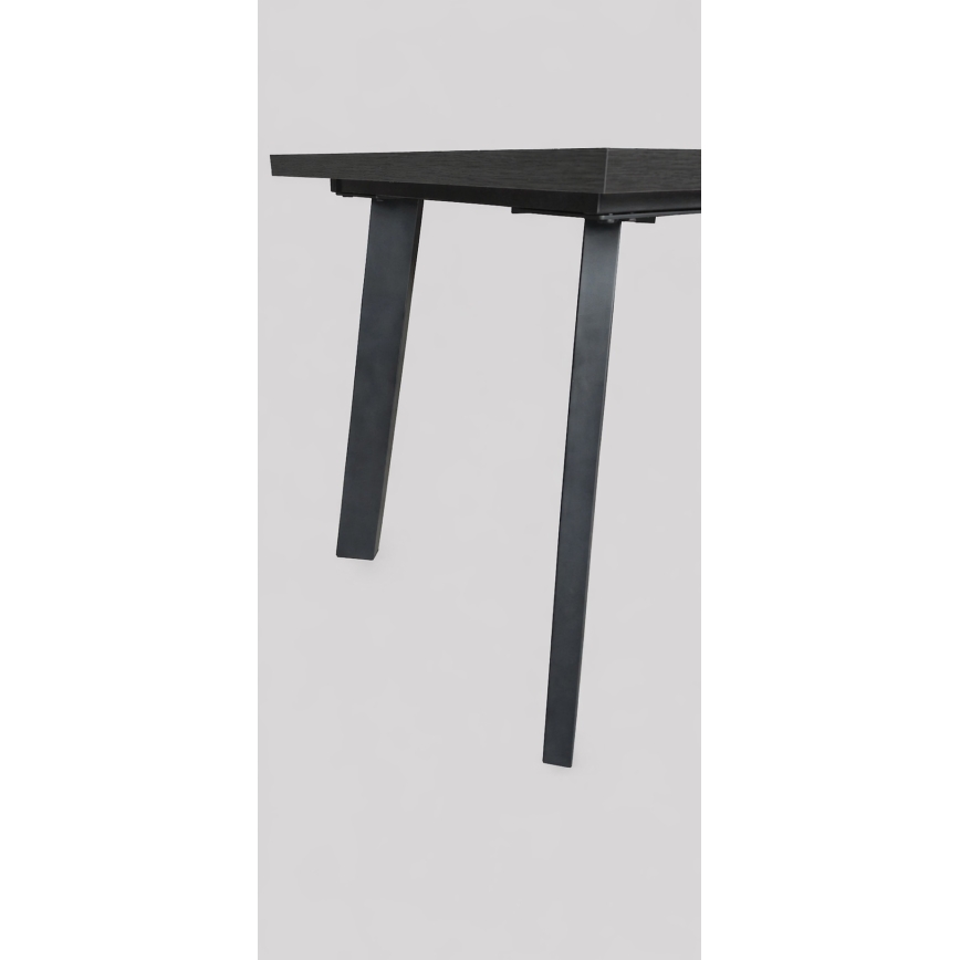 Razvlačni blagovaonski stol KERNO 150/190x80 cm crni