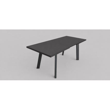 Razvlačni blagovaonski stol KERNO 150/190x80 cm crni
