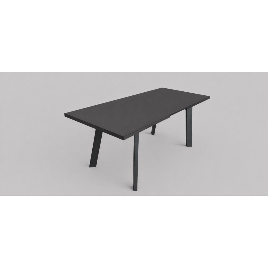 Razvlačni blagovaonski stol KERNO 150/190x80 cm crni