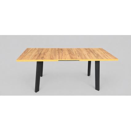 Razvlačni blagovaonski stol KERNO 150/190x80 cm hrast craft/crna