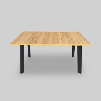 Razvlačni blagovaonski stol KERNO 150/190x80 cm hrast craft/crna
