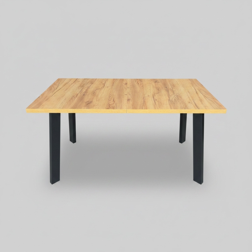 Razvlačni blagovaonski stol KERNO 150/190x80 cm hrast craft/crna