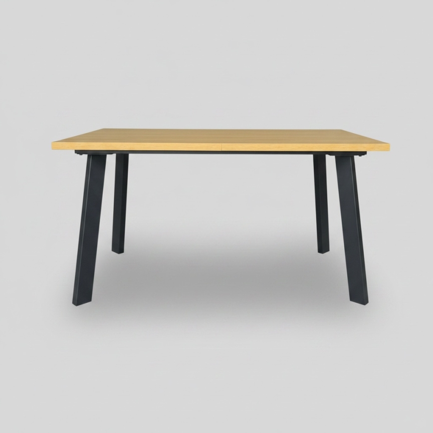 Razvlačni blagovaonski stol KERNO 150/190x80 cm hrast craft/crna