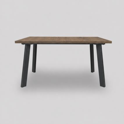 Razvlačni blagovaonski stol KERNO 150/190x80 cm hrast Lefkas/crna