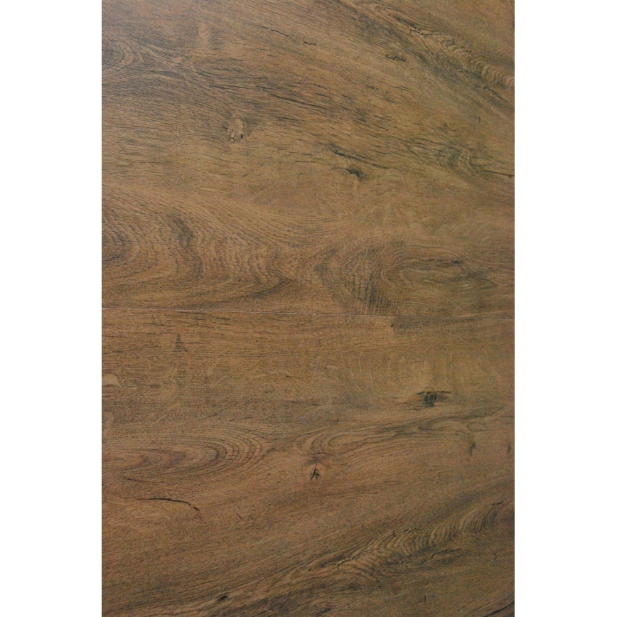 Razvlačni blagovaonski stol SAMLE 150/190x80 cm hrast Lefkas/crna