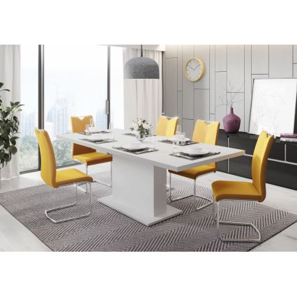 Razvlačni blagovaonski stol STRAP 160/200 x 90 cm bijeli