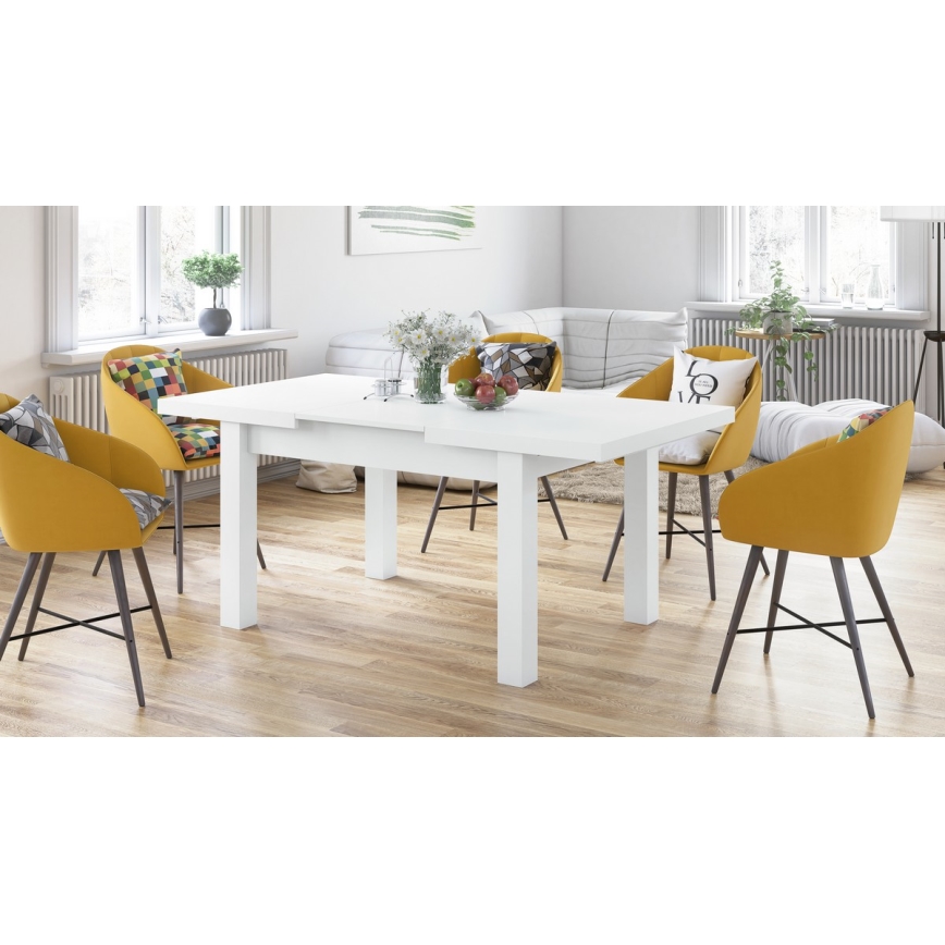 Razvlačni blagovaonski stol za 12 osoba RALF 120/270x90 cm bijeli