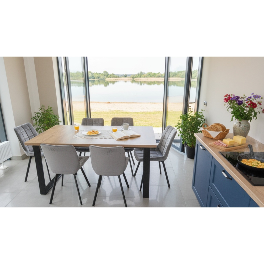 Razvlačni blagovaonski stol COLIN hrast