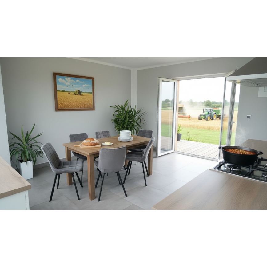 Razvlačni stol za blagovanje LIAM hrast