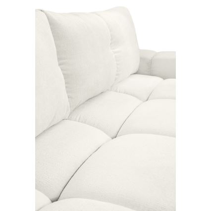 Razvlačni tapecirani trosjed s spremištem ALMADA bež