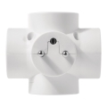 Razvodna utičnica 4x10A/250V okrugla