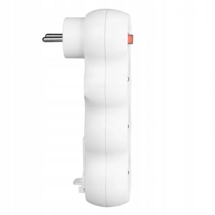 Razvodna utičnica s prekidačem, 3 utičnice