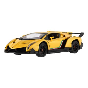 RC automobil na daljinsko upravljanje Lamborghini, napajanje: 3xAA + 2xAA, žute boje