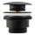 REA-A5216 - CLICK-CLACK odtok za umivaonik, promjer 6,4 cm, crni