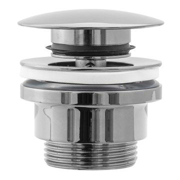 REA-A5217 - Odvod za umivaonik CLICK-CLACK, promjer 6,4 cm, sjajni krom