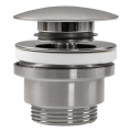 REA-A6000 - Slivnik za umivaonik CLICK-CLACK, promjer 6,4 cm, brušeni nikl