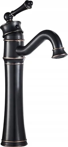 REA-B0227 - Baterija za umivaonik VINTAGE OLD 31 cm crna