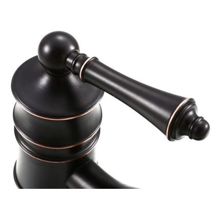 REA-B0227 - Baterija za umivaonik VINTAGE OLD 31 cm crna